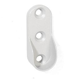 SOPORTE TUBO OVAL MEGANEKO GRIS/NEGRO ACABADO GRIS