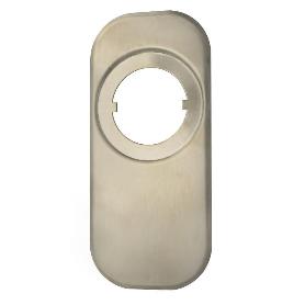 ESCUDO EMBELLECEDOR 164X74MM INOXIDABLE MATE