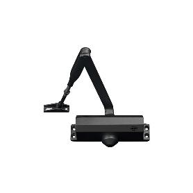 CIERRAPUERTAS JNF 600 2-4 PLATA/NEGRO ACABADO NEGRO