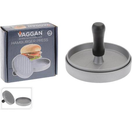 MOLDE HAMBURGUESA METAL 11X9 CM