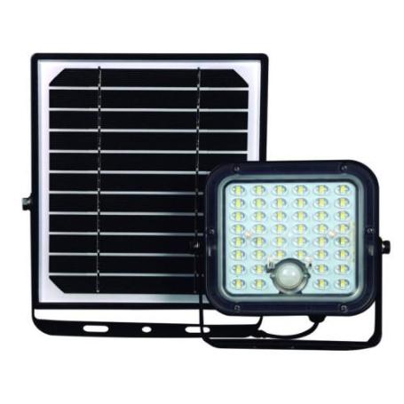 VELAMP-SL365-PROYECTOR LED CON DETECTOR DE PRESENCIA Y PANEL SOLAR REMOTO CUBE 1.500 LM