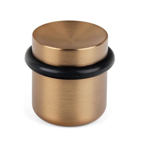 TOPE DE PUERTA EN ZAMAK MODELO LUV 36×35 MM EN NIQUEL CEPILLADO, LATÓN CAVA, BLANCO MATE O NEGRO MATE - DISEÑO COMP