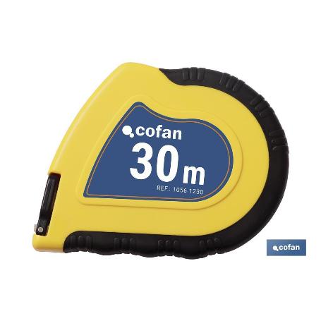 CINTA MÉTRICA ACERO RECUBR. NYLON  30 MTS