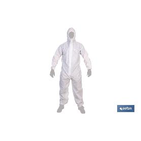 BUZO CON CAPUCHA TIPO 5 Y 6 BLANCO TALLA M