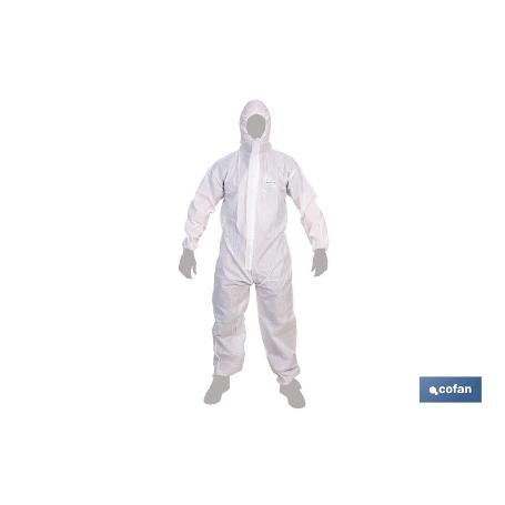 BUZO CON CAPUCHA TIPO 5 Y 6 BLANCO TALLA M