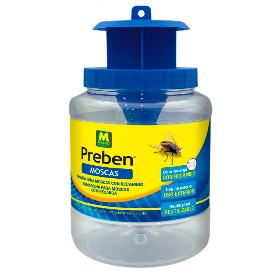 MASSO TRAMPA BOTE  REUTILIZABLE  PARA MOSCAS CON RECAMBIO 1 U 13 ØX18 CM  231716