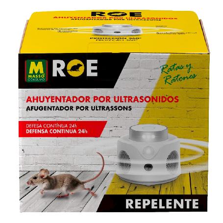 MASSO REPELENTE AHUYENTADOR ULTRASONICO PARA ROEDORES RATAS Y RATONES   231772