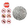 TELA MOSQUITERA FIBRA VIDRIO GRIS 18X16/100 CM. ROLLO 50 METROS.