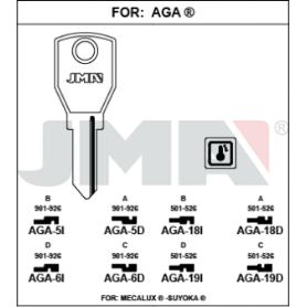 LLAVES JMA TIPO B MOD AGA-19I