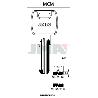 LLAVES JMA PROM. 25 LLAVES+5 GRATIS SEGURIDAD LATON MOD MCM-16E8