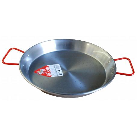 PAELLERA PULIDA  46CM. 12RACIO