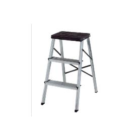 ESCALERA ALUMINIO REFORZ.ADA TABURETE 3 PELDAÑOS