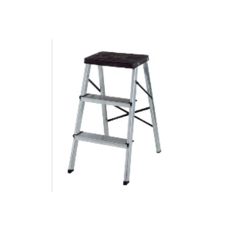 ESCALERA ALUMINIO REFORZ.ADA TABURETE 3 PELDAÑOS