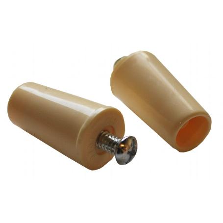 PERSIANA TOPE DE 40 MM CON TORNILLO ACERO COLOR MARFIL 06020001