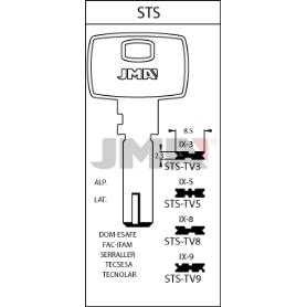 LLAVES JMA SEGURIDAD ALPACA MOD STS-TV5