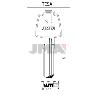 LLAVES JMA SEGURIDAD LATON MOD TE-T62