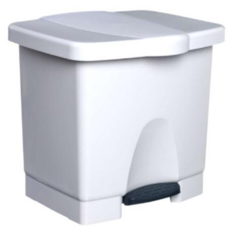 CUBO BASURA ECOLOGICO 34L BLANCO