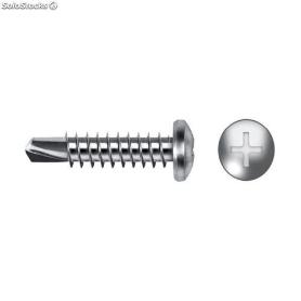 TORNILLO BROCA  ROSCA CHAPA CABEZA REDON LARG.R/CHAPA 22MM Ø ROSCA CHAPA 3.5MM (CIENTOS 1000)