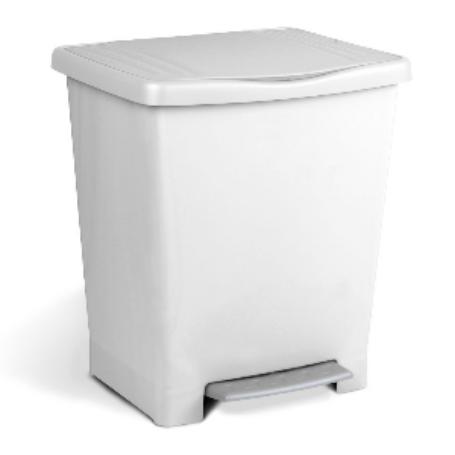 CUBO PEDAL 25L MILLENIUM TA-TAY ACABADOS BLANZO, AZUL, LIMA, ROJO COLOR CUBO BLANCO