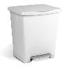 CUBO PEDAL 25L MILLENIUM TA-TAY ACABADOS BLANZO, AZUL, LIMA, ROJO COLOR CUBO BLANCO