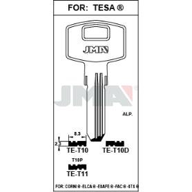 LLAVES JMA SEGURIDAD ALPACA MOD TE-T-11 TE-10P