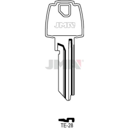 LLAVES JMA TIPO A MOD TE-28 (CAJA 50 UNIDADES)