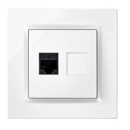 SIMON TOMA RJ45 CAT.5E BLANCO SERIE 10 F1090598030