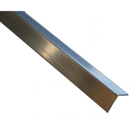 CANTONERA 20X20 PLATA 2.5 MTRS.