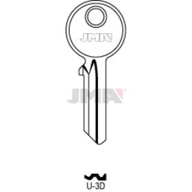 LLAVES JMA TIPO B MOD U-3D (CAJA 50 UNIDADES)