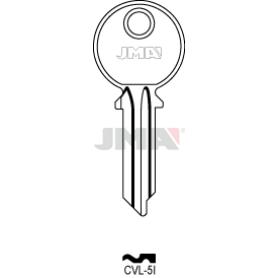 LLAVES JMA PROMO  50 LLAVES+5 GRATIS ACERO TIPO A MOD CVL-5I (CAJA 50 UNIDADES)