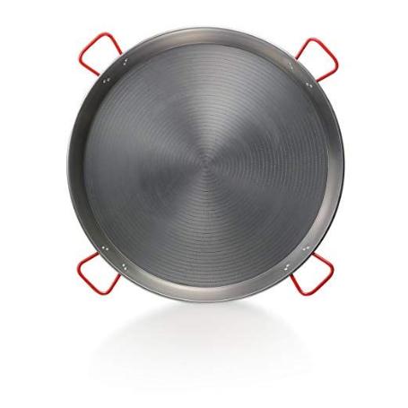 PAELLERA PULIDA  90CM. 50RACIO 4 ASAS