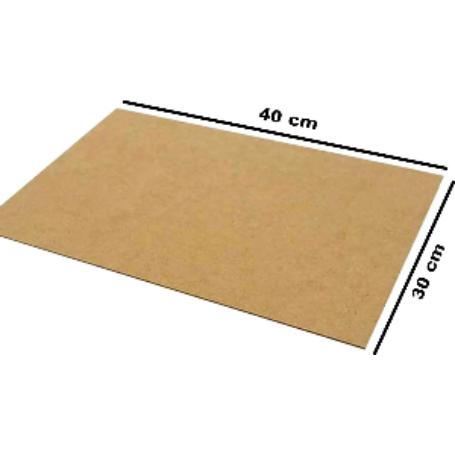 TABLERO MARQUETERIA MDF 30X40 X3 MM.