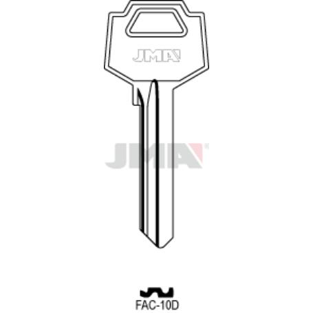 LLAVES JMA TIPO B MOD FAC-10D (CAJA 50 UNIDADES)