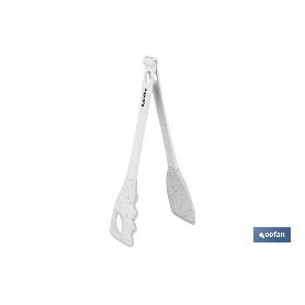 PINZAS DE NYLON Y SILICONA BLANCA MODELO BACH 28 CM