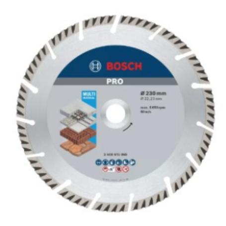 DISCO DIAMANTE PRO MULTIMATERIAL BOSCH 230 MM