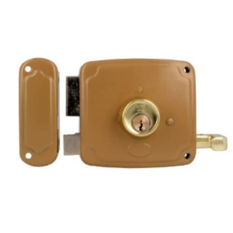 CERRADURA AMIG 72U IZQUIERDA 80MM ESMALTADA