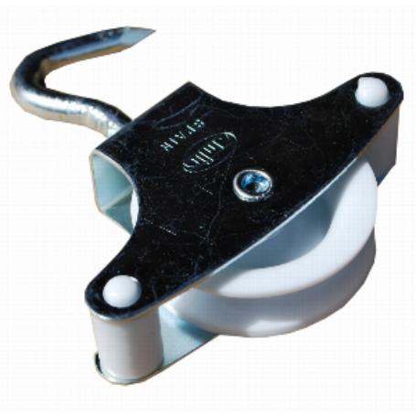 POLEA AMIG PLASTICO GANCHO Nº 5 ZINC.