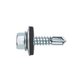 TORNILLO CON ARANDELA VULCANIZADA DE ACERO-EPDM