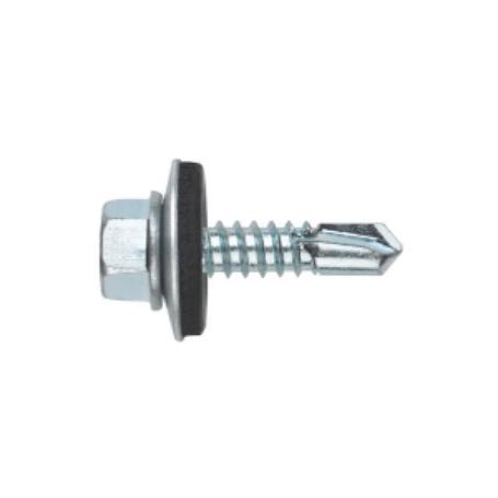 TORNILLO CON ARANDELA VULCANIZADA DE ACERO-EPDM