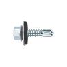 TORNILLO CON ARANDELA VULCANIZADA DE ACERO-EPDM