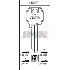 LLAVES JMA TIPO B MOD LIN-16 (CAJA 50 UNIDADES)