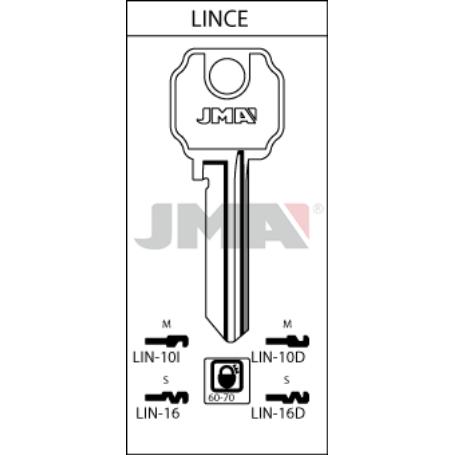 LLAVES JMA TIPO B MOD LIN-16 (CAJA 50 UNIDADES)