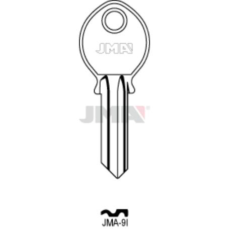 LLAVES JMA TIPO B MOD JMA-9I (CAJA 50 UNIDADES)