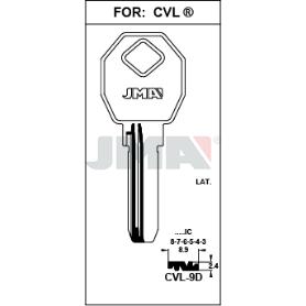 LLAVIN CVL-9D SEGURIDAD LATON