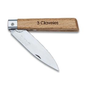 NAVAJA MADERA C/BLOQUEO 88 MM 3 CLAVELES