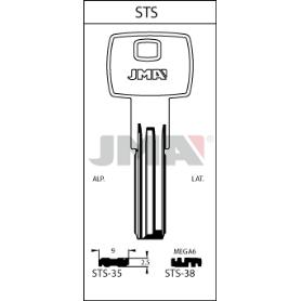 LLAVES JMA SEGURIDAD LATON MOD STS-38 ( MEGA-6 )