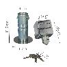 CANDADO EMPOTRAR LLAVE PLANA C-2 MACHO