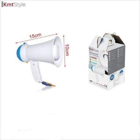 MINI MEGAFONO PLEGABLE 15X10 CMS IDEAL PARA MANIFESTACIONES Y PROTESTAS KMTSTYLE 
