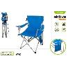 AKTIVE SILLA CAMPING PLEGABLE 47X46X80 CMS CON BRAZOS ANTIVUELCO SOPORTA 110 KGS.