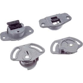 JUEGO DE ACCESORIOS ESTANDAR KLEIN ROLL-22 GRIS 3149. HERRAJE PARA PUERTA CORREDERA